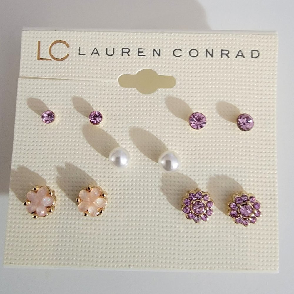 Lauren Conrad Earrings Five NEW Earrings Retail Value $16 Giftable
